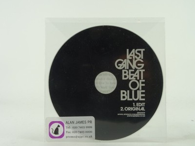 LAST GANG BEAT OF BLUE (A95) 2 Track Promo CD Single including Plastic Sleeve 