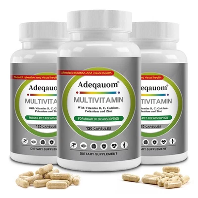 Multivitaminpräparat mit den Vitaminen B, C, Kalzium, Kalium und Zink 3pack - Bild 1 von 4