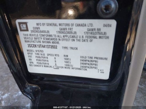 Passenger Front Window Regulator Electric Fits 99-07 SIERRA 1500 PICKUP 4931674 - Picture 10 of 13