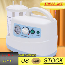 Portable Quiet Suction Unit Vacuum Phlegm Medical Emergency Aspirator 110V 60Hz