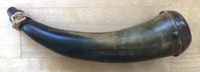 Vintage Powder Horn Made from Natural Horn Estate Find See Photos