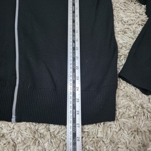 J Lindeburg Jumper Mens Extra Large Black 100% Merino Wool Golf Full Zip - 第 4/7 張圖片