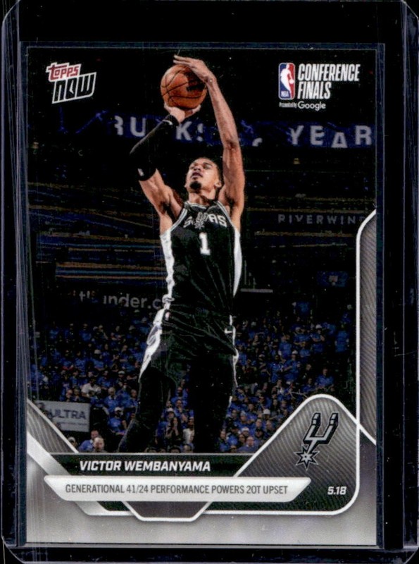 2025-26 Topps Now Victor Wembanyama #315 Spurs