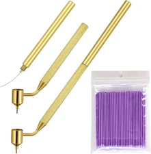 100PCS 0.5 Mm Touch up Paint Brushes, Fine Line Fluid Writer Paint Applicator Pe