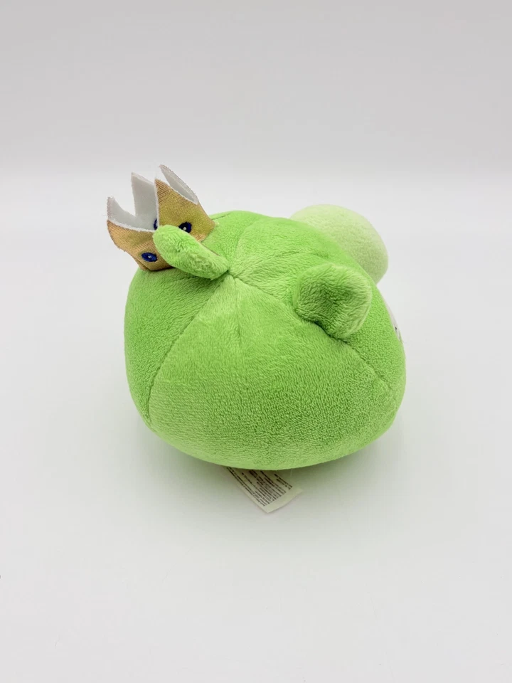 Angry Birds Green Pig King Plush Crown Rovio Commonwealth No Sound Leonard Set - Image 3 of 4