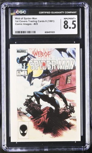 1991 Web Spider-Man 1st Covers Marvel Comics Presents Card #25 CGC 8.5 NM/MINT+