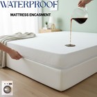 Waterproof Zipped Cover Encasement Mattress Protector Anti Allergy Bed Bug King
