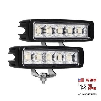 6 Inch Light Bar, 5000Lms Flood Light Reverse Backup Lights for Tractor 72W