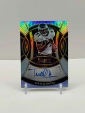 2025 Panini Select - Signatures Terrell Owens #SP-TRO Silver Prizm