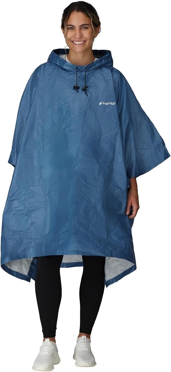 FROGG TOGGS Ultra-lite2 Waterproof, Breathable Rain Poncho, 
