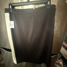 Calvin Klein black Birch skirt NWT size 8. Knee Length About