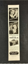 Universal Mercury II Camera "Anybody can be a candid camera expert"Print Ad 1946