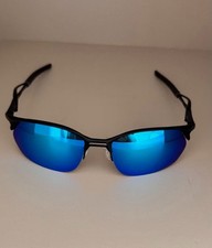 Oakley Wire Tap 2.0 OO4145 Sunglasses, Black FramePRIZM Ice Blue Lenses