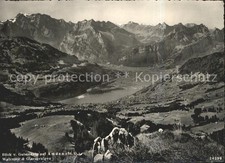 Walensee Blick von Gulmenalp auf Amden Glarne...