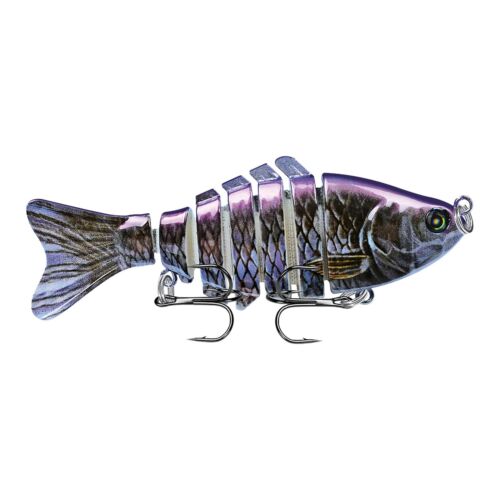 Lifelike Eyes 6 Segment Bionic Bait Treble Hooks Crucian Carp Fishing Lure - Picture 13 of 18
