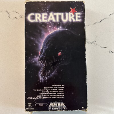 Creature VHS Media Home Entertainment 1985 Sci-Fi Special Effects