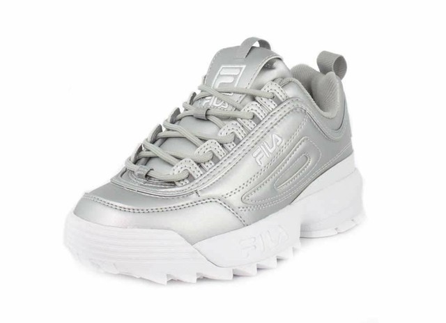 fila metallic silver