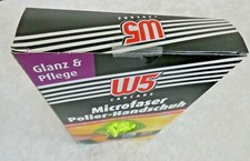 NEU 1 x Microfaser Polier- Handschuh W5 Carcar Glanz & Pflege Auto Wäsche