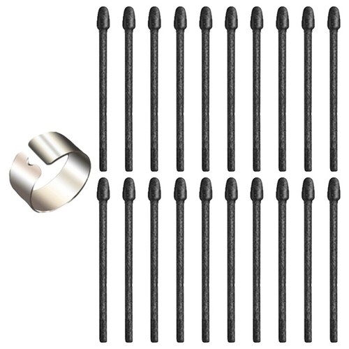 20Piece Felts Tip Set with Black Pen Clip for Remarkable Scribe Touch Devices - Zdjęcie 10 z 10
