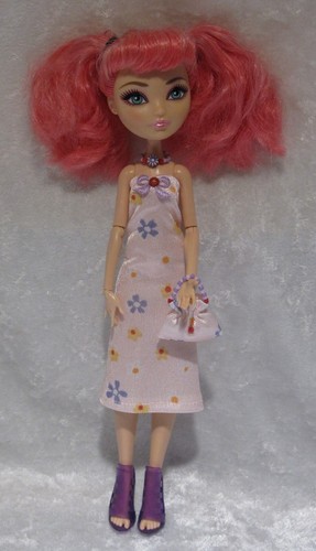 Handmade Clothes for 10.5-inch Fashion Dolls, Dress, Necklace, Purse Set#EAH03