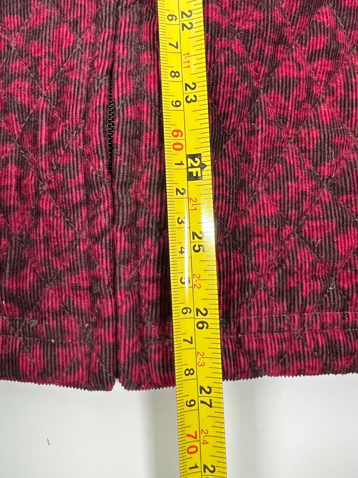 Basic Editions Red Full Zip Pocketed Lined Vest C… - image 4