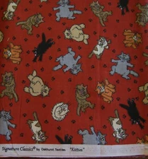 2 yards   fabric Cotton Kitties Cats Signature Classics Oakhurst Textiles
