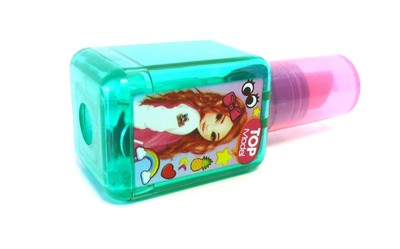 TOPModel Anspitzer u pink Depesche 8769 Radierer Nagellackfläschchen türkis o TOPModel Anspitzer u pink Depesche 8769 Radierer Nagellackfläschchen türkis o