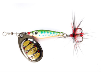 Lucky John Trian Blade Round 6g 1pc Lure Spinner NEW COLORS 