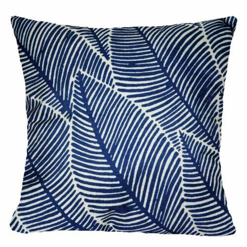 PILLOW COVER Teal Blue Ocean Sea Turtle Decorative Bed Retro Cushion Case 18x18" - Picture 27 of 34