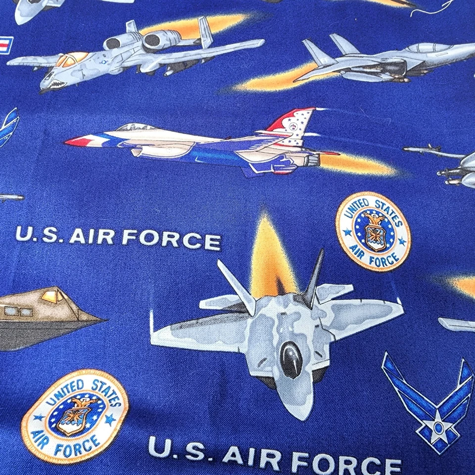 Robert Kaufman 美国空军 United We Stand 军用织物 棉 1 码 — 第 2/4 张图片