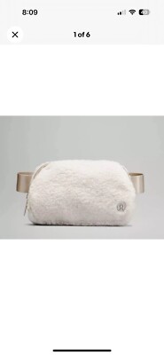 Lululemon Everywhere Belt Bag Fleece Natural Ivory Trench NAIT Sherpa NWT