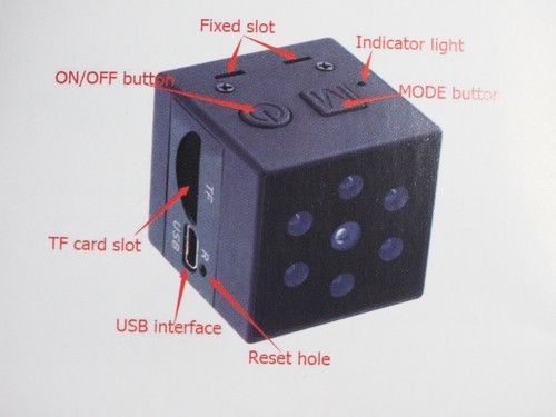 Caméra Mini HD 1080P Sport DV Caméra Détection/ Mouvement - Photo 7/7