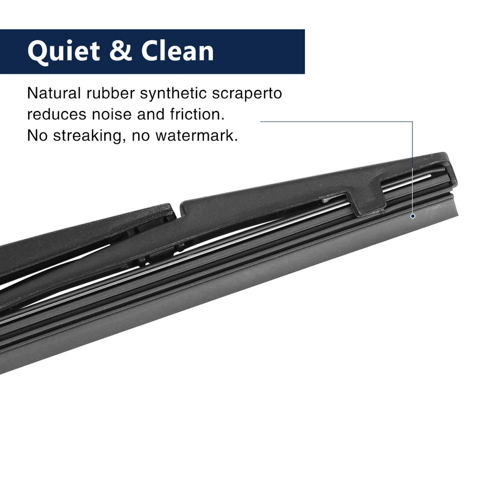 Juego de brazos limpiaparabrisas trasero para Opel para Astra H Hatch 04-09 12 pulgadas Foto 4 de 4