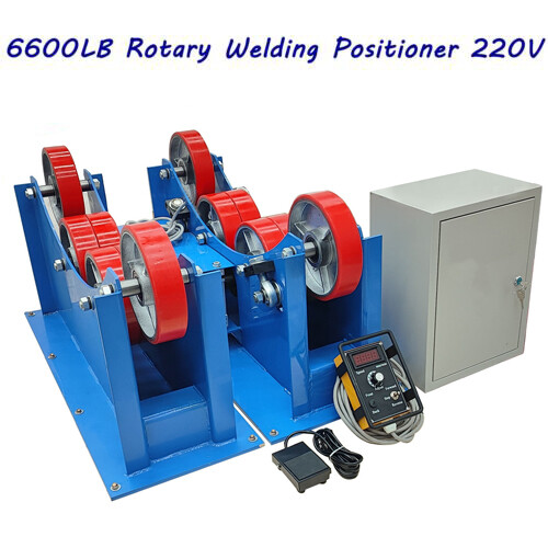 6600LBs Rotary Welding Positioner Welding Rotator 220V Welding Equipment Support