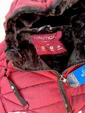 Winter Coat Parka Women’s Medium Wine Long Puffer Fur Hood Black Friday XmasGift