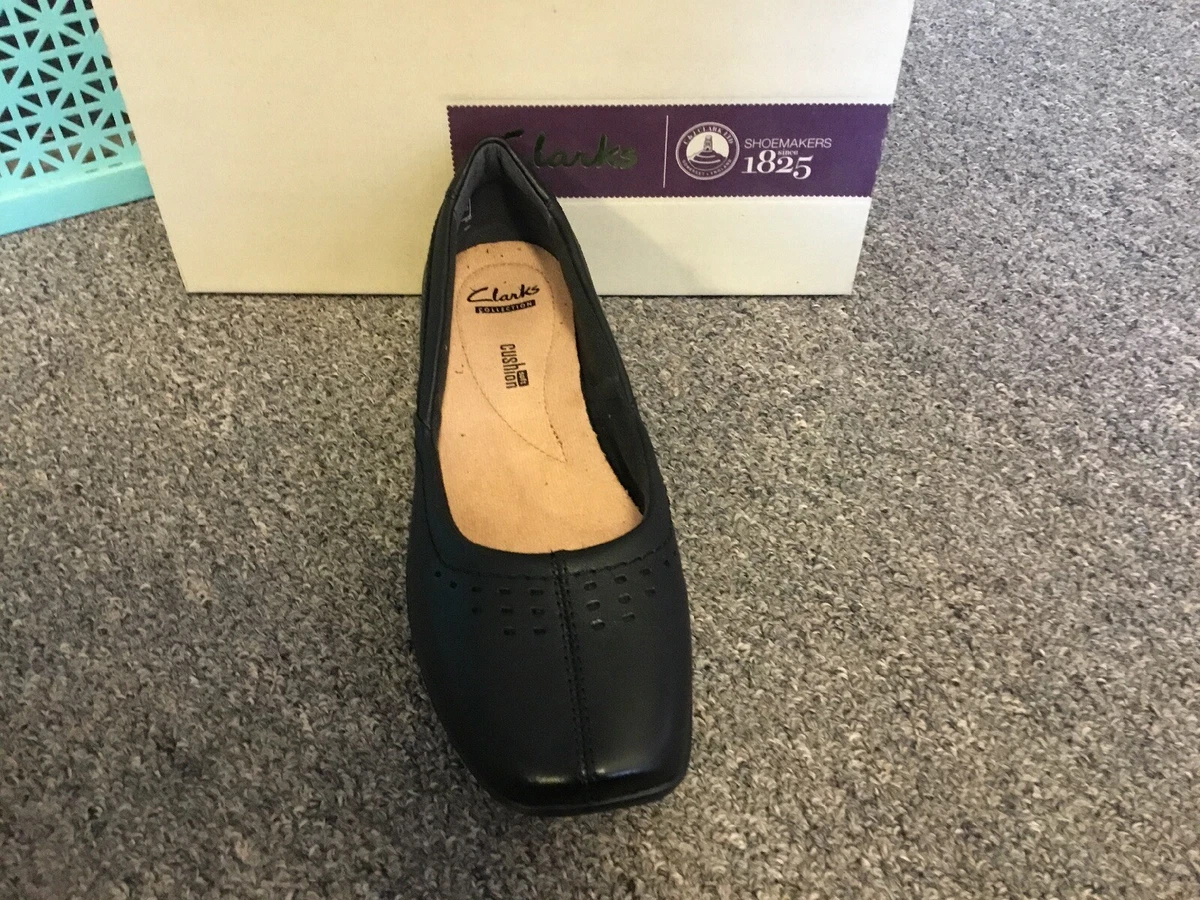 New Womens Clarks Haydn Shipper Black 26117188 Size 6.5 Medium