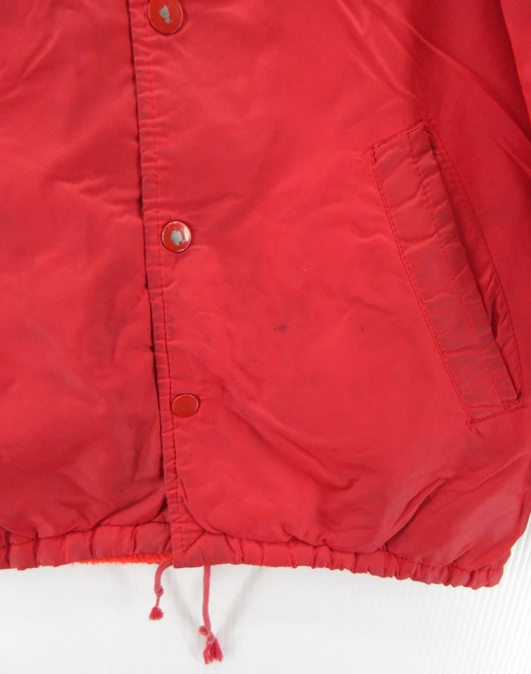 ВИНТАЖНЫЙ чемпион работает человек куртка мужчин средний красный 60-х ветровка пальто США * - Изображение 4 из 4
