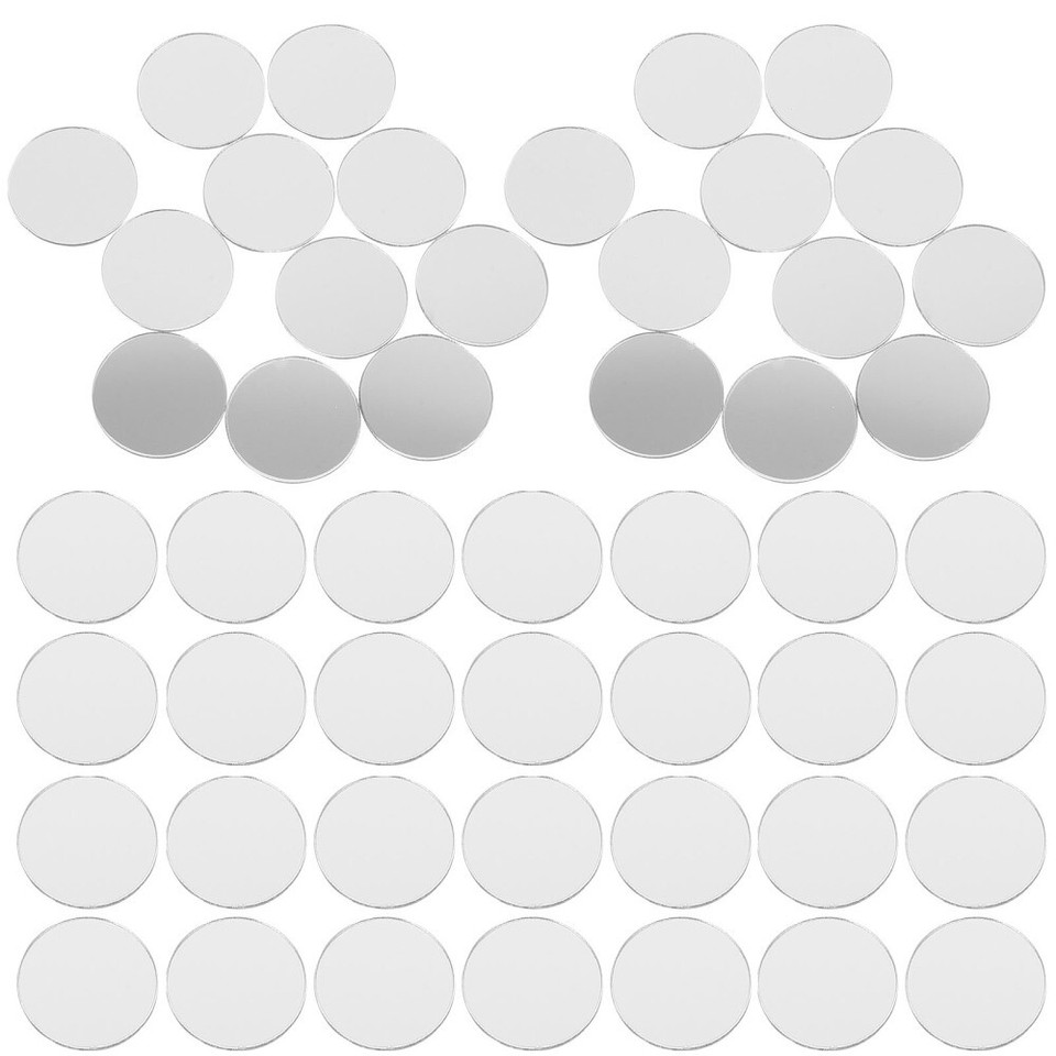 200 Pcs Frameless Circle Mirror Mosaic Wall Stickers Eyecatching eBay