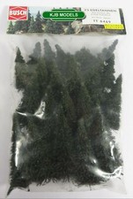 OO HO TT Gauge BUSCH 6469 Trees 25 Assorted Fir 40mm - 90 mm  Model Scenery