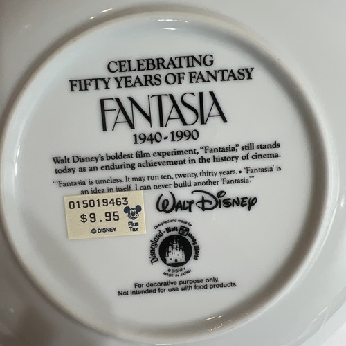 Disney Fantasia 50th Anniv Beethoven Sixth Pastoral Symphony Minotaur Plate 199O - Picture 5 of 9
