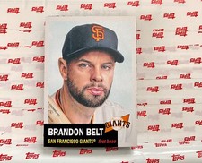 2022 TOPPS LIVING SET # 484 BRANDON BELT San Francisco Giants PR-1,446