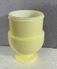 Vintage Yellow Milk Glass Chick Egg Cup Yellow Mid Century 3"