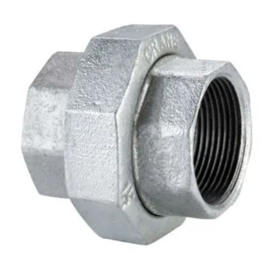 Kran 1 1/2'' BSP Innengewinde Überwurf Kupplung verzinkt Fitting. 0CA00261L