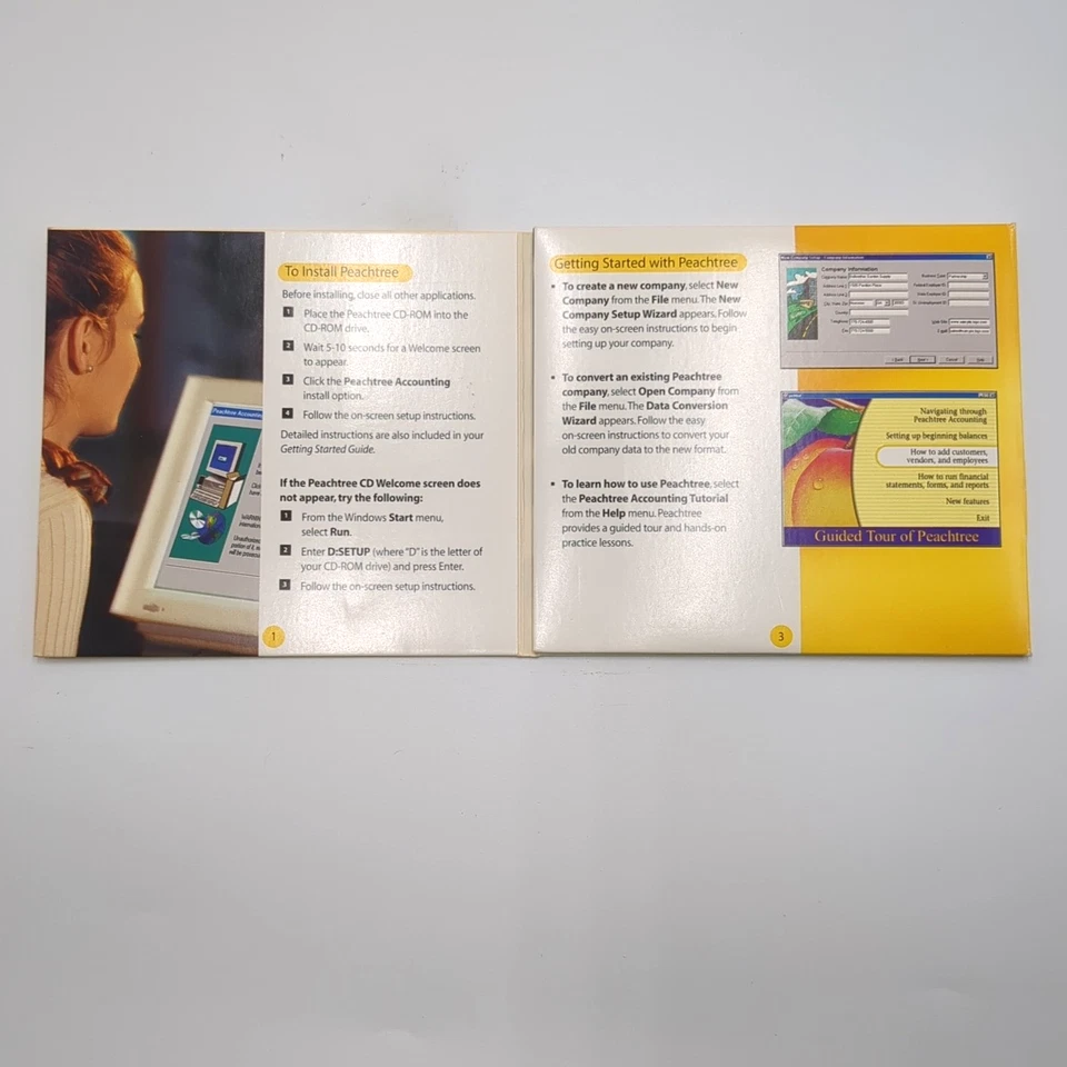 Peachtree Complete Accounting 2003 W/ Serial #, Customer ID & Registration No - Image 4 of 4