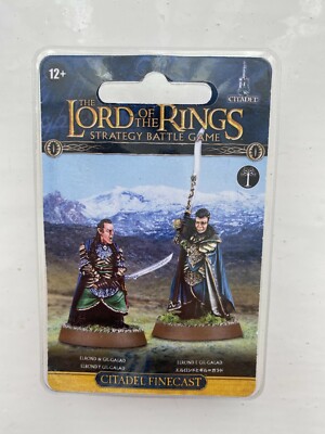 Warhammer Herr der Ringe Elrond & Gil-Galad Strategie Battle Games Workshop
