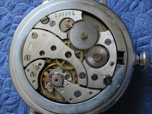 MARRIAGE Vintage MILITARY WristWatch 3602 Converted Pocket Watch USSR - Picture 10 of 11