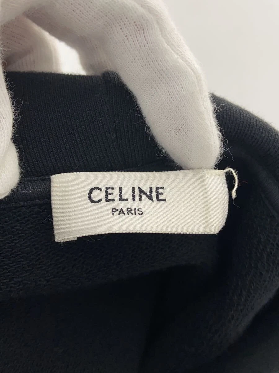CELINE FELPA CON CAPPUCCIO COSMIC CRUISER PULLOVER M COTONE Nero 2Y685670Q
