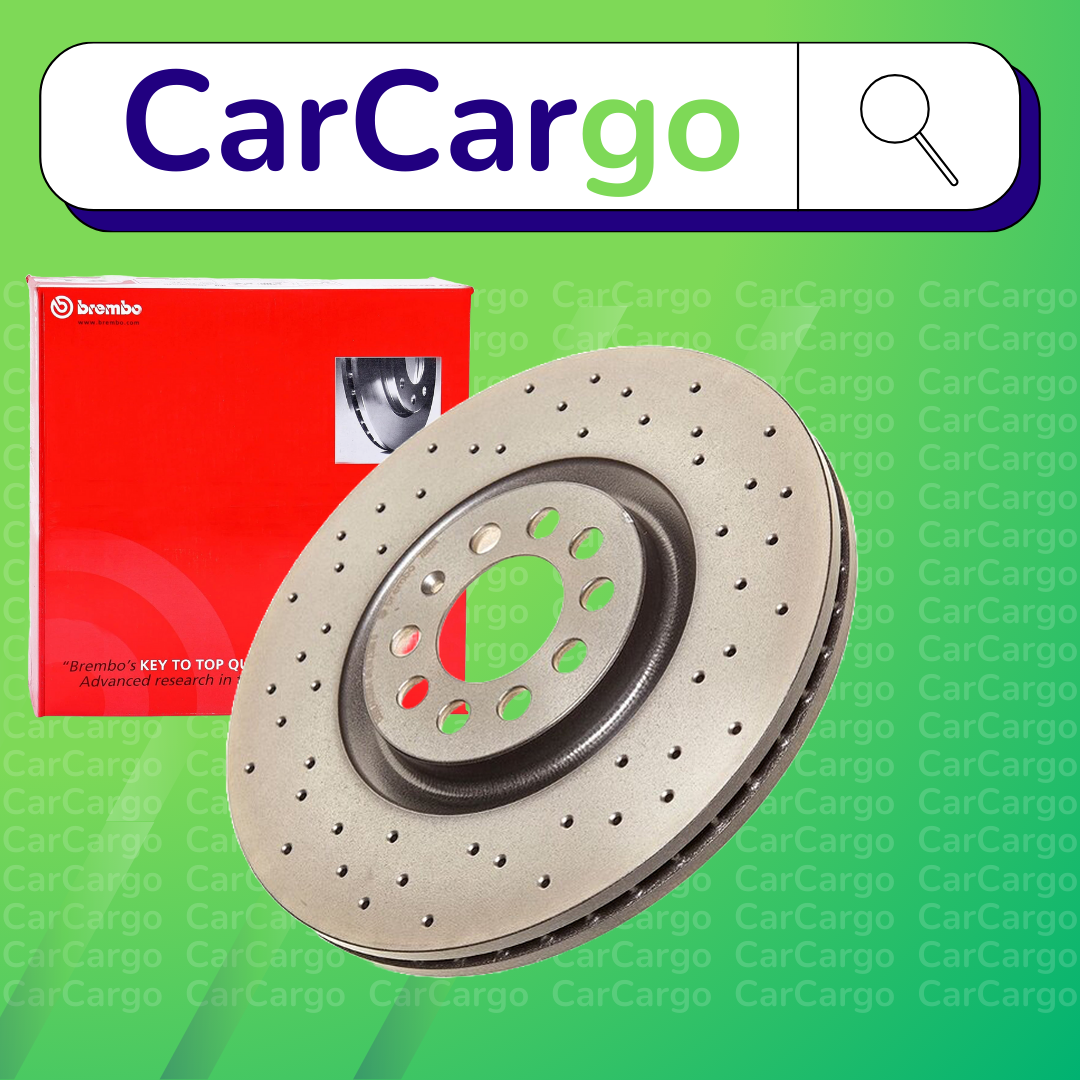 Brembo Vented Drilled Front Brake Discs Pair For Subaru Brz 2.0 2012-2024 283 mm