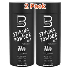 L3VEL3 Styling Powder Dust Texturizing Matte Hair Powder-2 Pack-Free Shipping