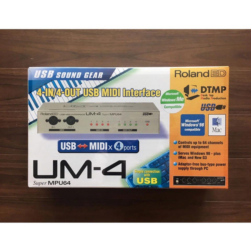 Roland ED UM-4 SUPER MPU64 USB MIDI Interface - Image 2 of 2